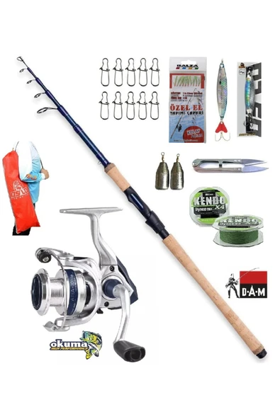 Steelhead Iconic 270cm 7-28gr Okuma Aria-3000 Tele Spin Olta Takımı Seti ürün görseli 1