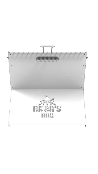 ORİGAMİ KATLANIR MANGAL MODEL 2 / PASLANMAZ ÇELİK / BABA'S BBQ - Resim 5