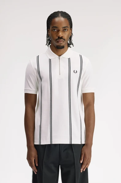 Fred Perry M2419 Vertical Stripe Erkek Polo Tişört ürün görseli 1
