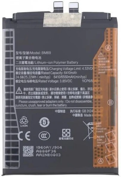 Poco X7 Pro 5g Pil Batarya BM69 6550 mAh Yüksek Kalite ürün görseli 1