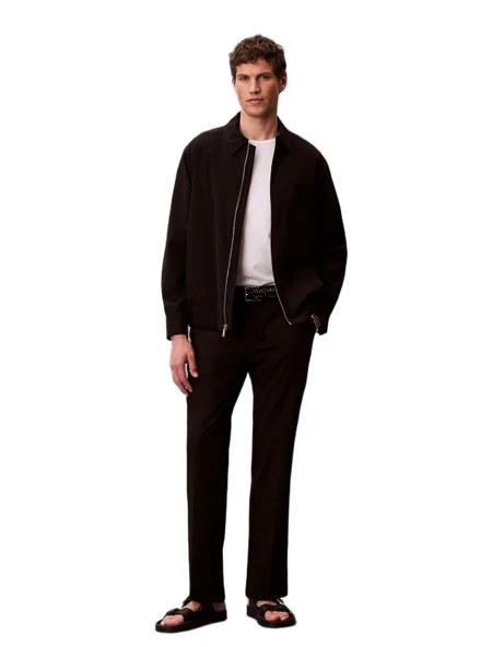 Calvin Klein LV04LF609G Straight Seersucker Half Elastic Erkek Pantolon ürün görseli 1