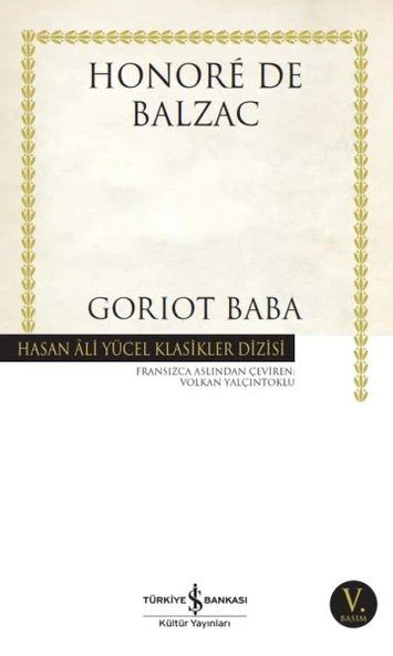 Goriot Baba - Hasan Ali Yücel Klasikleri ürün görseli 1