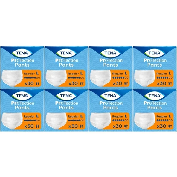 Tena ProTection Pants Regular Emici Külot Yetişkin Bezi L - Büyük - Large 240 Adet ürün görseli 1