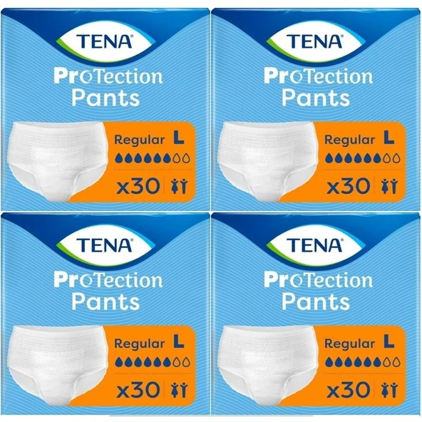 Tena ProTection Pants Regular Emici Külot Yetişkin Bezi L - Büyük - Large 120 Adet ürün görseli 1