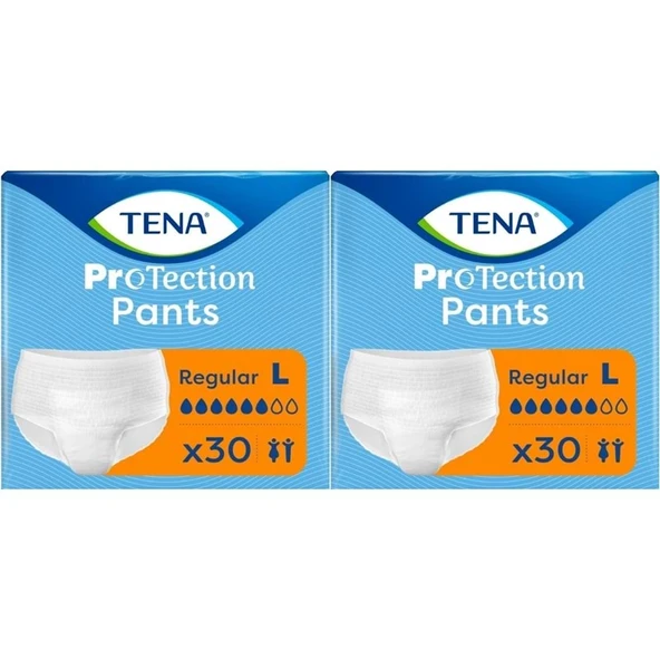 Tena ProTection Pants Regular Emici Külot Yetişkin Bezi L - Büyük - Large 60 Adet ürün görseli 1