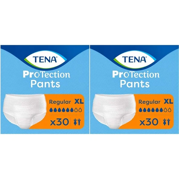 Tena ProTection Pants Regular Emici Külot Yetişkin Bezi XL - Ekstra Büyük - Extra Large 60 Adet ürün görseli 1
