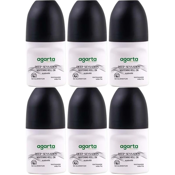 Agarta Roll-On Erkek 50 ML Patchoulı Deep Sensatıon (24 Saat Etkili Ter Kokusu Önleyici) (6 Lı Set) ürün görseli 1