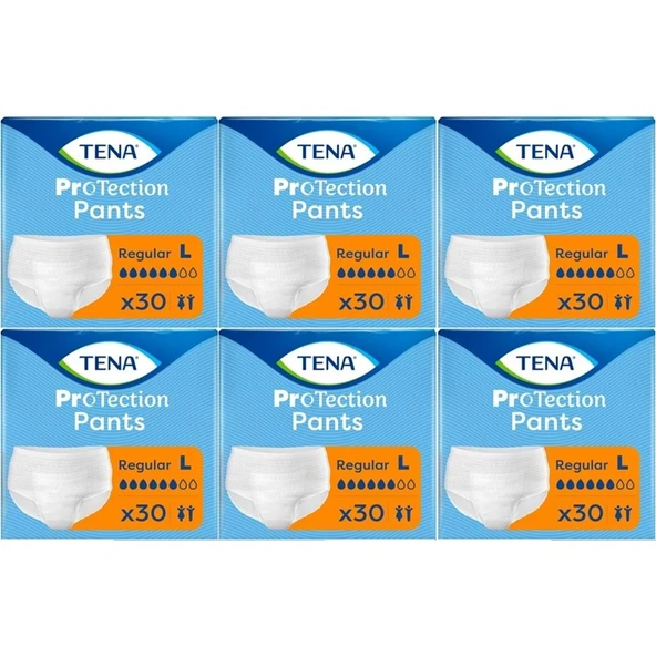 Tena ProTection Pants Regular Emici Külot Yetişkin Bezi L - Büyük - Large 180 Adet ürün görseli 1