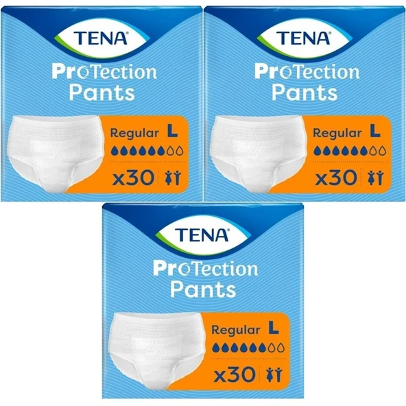 Tena ProTection Pants Regular Emici Külot Yetişkin Bezi L - Büyük - Large 90 Adet ürün görseli 1