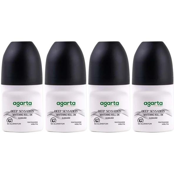 Agarta Roll-On Erkek 50 ML Patchoulı Deep Sensatıon (24 Saat Etkili Ter Kokusu Önleyici) (4 Lü Set) ürün görseli 1
