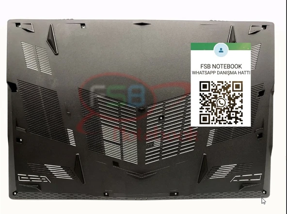MSI GE73 Raider, GE73 7RD, GE73VR, GE73VR 7RF Notebook alt kasa ürün görseli 1