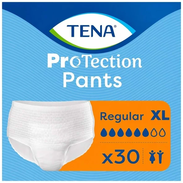 Tena ProTection Pants Regular Emici Külot Yetişkin Bezi XL - Ekstra Büyük - Extra Large 30 Adet ürün görseli 1