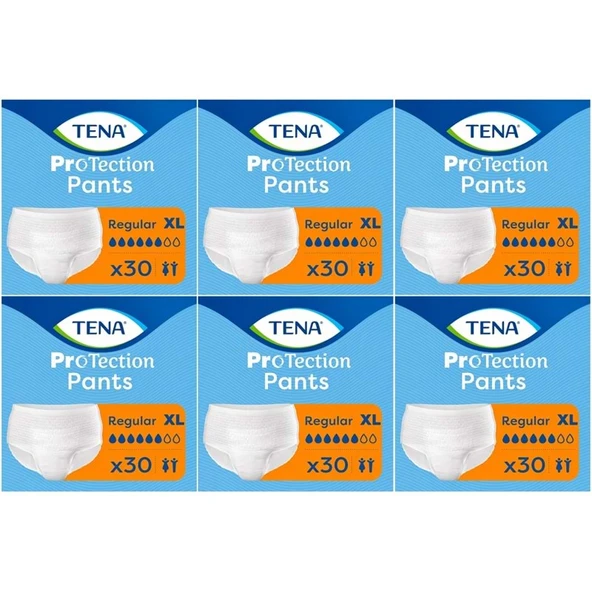 Tena ProTection Pants Regular Emici Külot Yetişkin Bezi XL - Ekstra Büyük - Extra Large 180 Adet ürün görseli 1