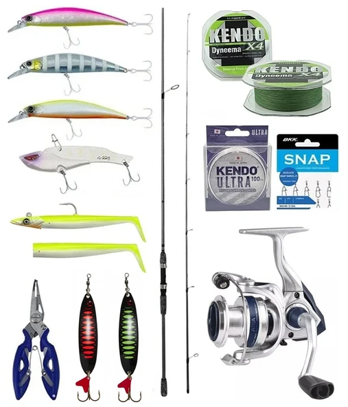 Yek Outdoor Spin Olta Seti Okuma Wave Up Spin 259cm 10-35gr 2 Parça Olta Kamışı&Okuma ARIA-3000A Olta Makinesi ürün görseli 1