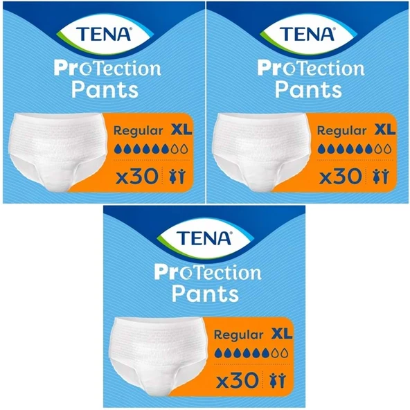Tena ProTection Pants Regular Emici Külot Yetişkin Bezi XL - Ekstra Büyük - Extra Large 90 Adet ürün görseli 1