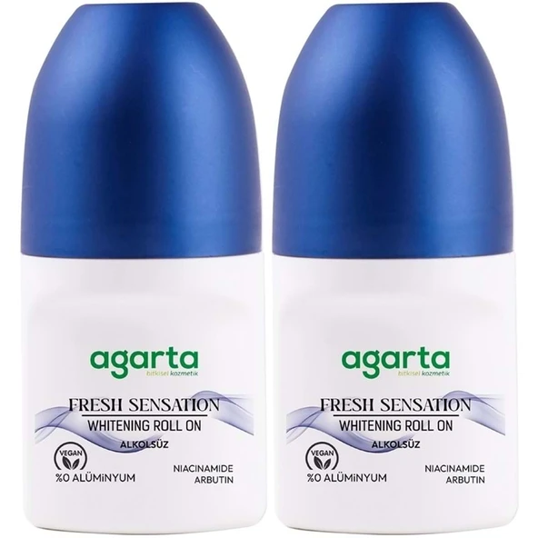 Agarta Roll-On Erkek 50 ML Fresh Sensatıon (24 Saat Etkili Ter Kokusu Önleyici) (2 Li Set) ürün görseli 1