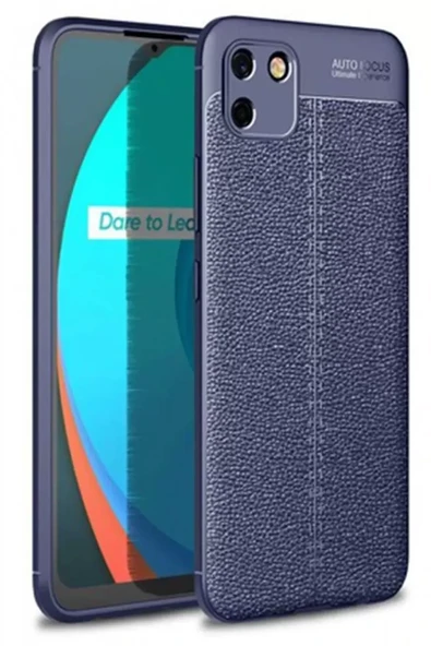 Newface Realme C11 Kılıf Auto Focus Kapak - Lacivert ürün görseli 1