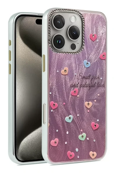 Newface Apple iPhone 16 Pro Max Kılıf Blade Aynalı Desenli Kapak - Desen 8 ürün görseli 1