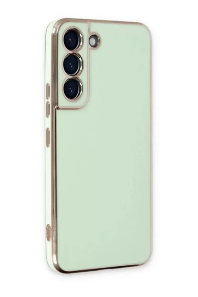 Newface Samsung Galaxy S22 Plus Kılıf Volet Silikon - Açık Yeşil ürün görseli 1