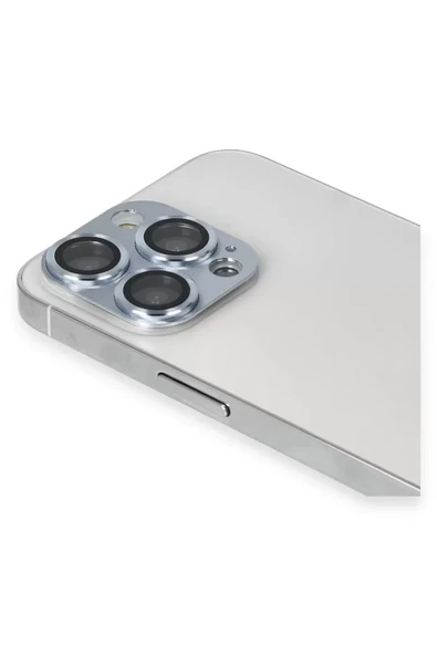 Newface Apple iPhone 13 Pro Max Pers Alüminyum Kamera Lens - Sierra Blue ürün görseli 1