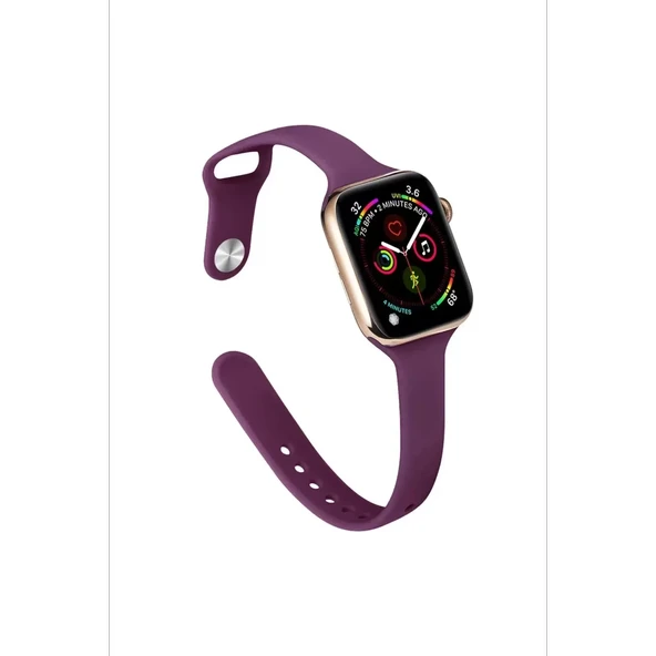 Newface Apple Watch 38mm Klasik Kordon - Mürdüm - Resim 2