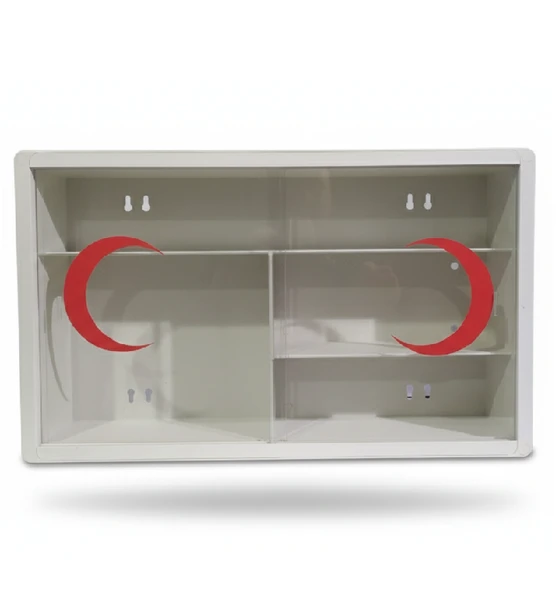 Ecza Dolabı 4 Bölümlü Polikarbon 47X28X10 cm -KOD158 ürün görseli 1