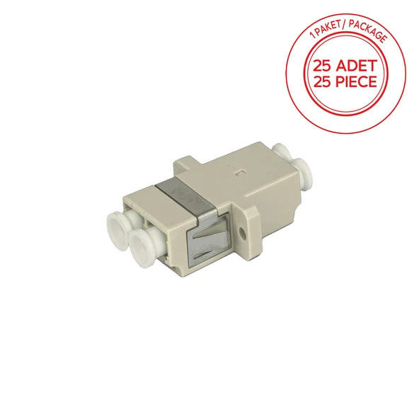 Alfafonet LC/PC Dubleks Multimode OM2 Fiber Optik Adaptör 1 Paket - 25 Adet ürün görseli 1