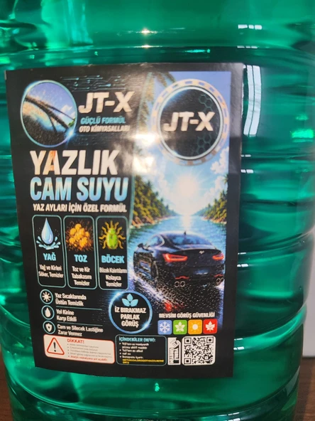 JT-X YAZLIK CAM SUYU 5 LT - Resim 2