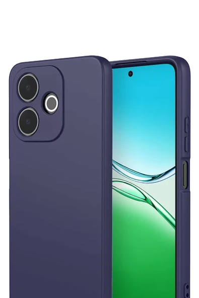 Newface Oppo A5 Pro 4G First Silikon - Lacivert - Resim 2