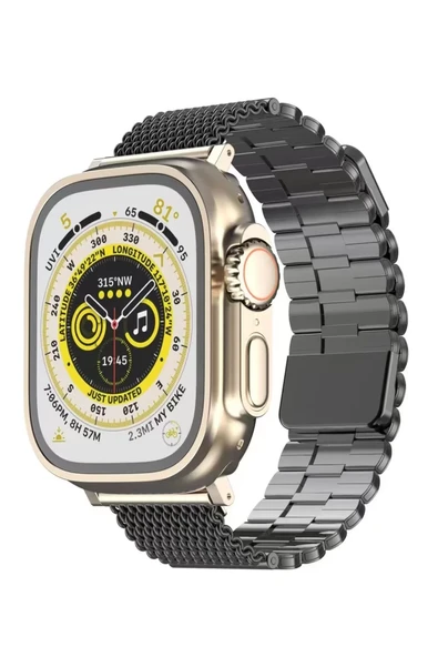 Newface Apple Watch 42mm Ascend Metal Kordon - Gri ürün görseli 1