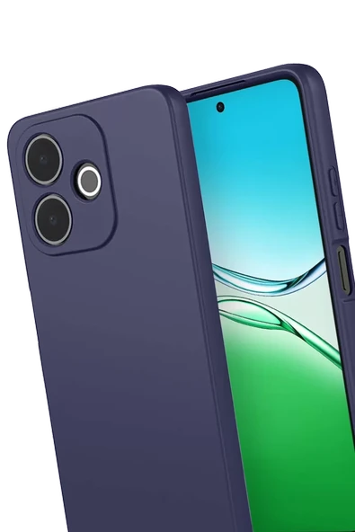 Newface Oppo A5 Pro 4G First Silikon - Lacivert - Resim 3