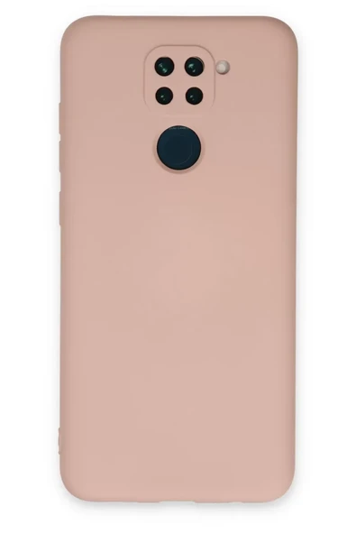 Newface Xiaomi Redmi Note 9 Kılıf Nano içi Kadife Silikon - Pudra ürün görseli 1