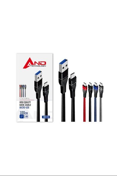 Mikro Usb Data Kablosu Samsung 2.4A Royaleks-AND-250 ürün görseli 1