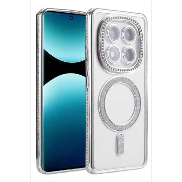 Xiaomi Redmi Note 15 4g Joke Simli Magneticsafe Kılıf - Gümüş ürün görseli 1