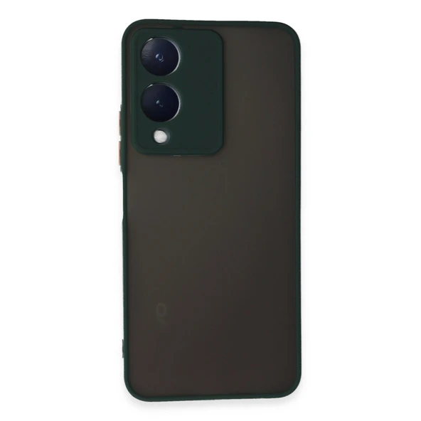 Vivo Y17s Kılıf Montreal Silikon Kapak - Yeşil ürün görseli 1