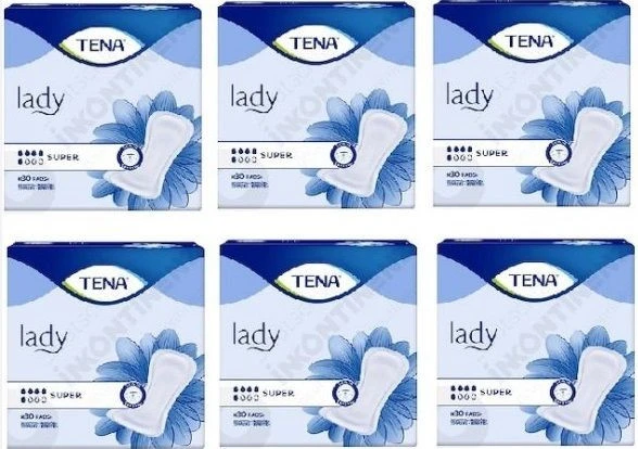 Tena Mesane Pedi Süper 30 lu 6 paket 180 Adet ürün görseli 1