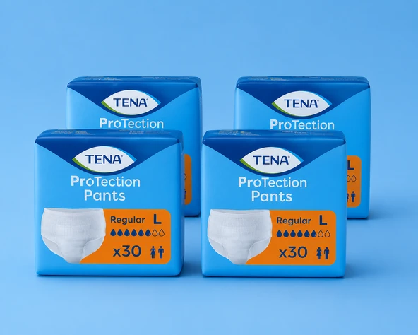 Tena Regular (6 Damla) Emici Külot Large 30’lu 4 Paket ürün görseli 1
