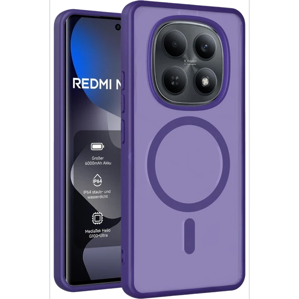 Xiaomi Redmi Note 15 Pro 5g Jota Magsafe Kapak - Derin Mor ürün görseli 1