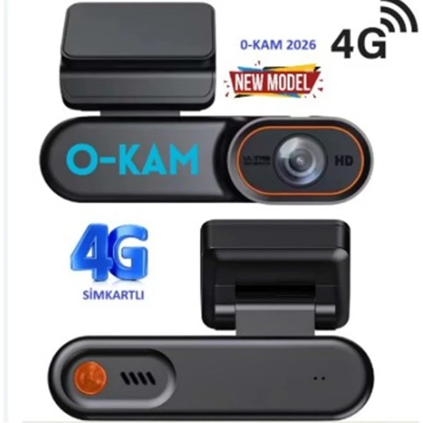 O-kam 2026 4G Araç Içi Kamera ve Görüntülü Araç Takip Sistemi Google Maps 1080P Kamera Gps ürün görseli 1