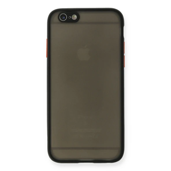 iPhone 6 Kılıf Montreal Silikon Kapak - Siyah ürün görseli 1