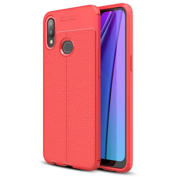 Samsung Galaxy A10s Kılıf Auto Focus Kapak - Kırmızı ürün görseli 1