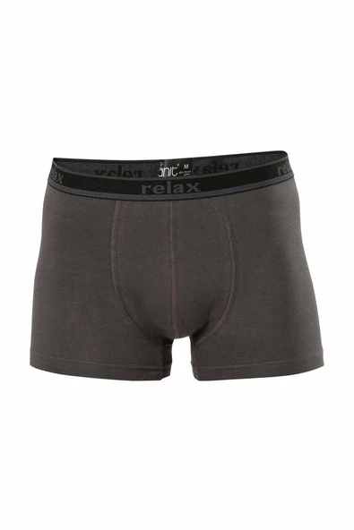 Relax Pamuklu Esnek Erkek Boxer Füme - 1268A ürün görseli 1