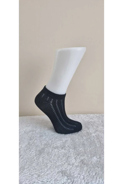 DANTELLİ 4 LÜ KADIN PATİK ÇORAP 36 - 40 NUMARA - Resim 5