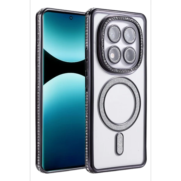Xiaomi Redmi Note 15 Pro 5g Joke Simli Magneticsafe Kılıf - Siyah ürün görseli 1