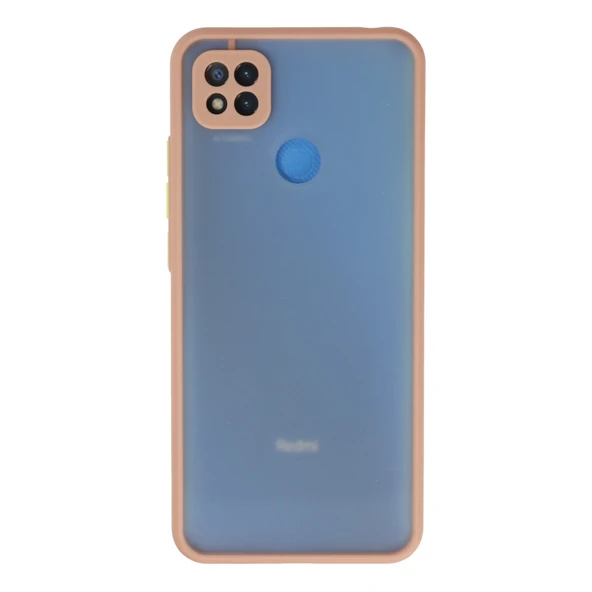 Xiaomi Redmi 9c Kılıf Montreal Silikon Kapak - Pembe ürün görseli 1