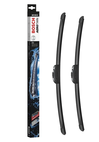 Silecek Süpürgesı Ön Takım Aerotwin Silecek Seti - [ 530 / 500 Mm ] Kore Tüm Modeller Bm 2000- (Oem No: 3397118986) ürün görseli 1