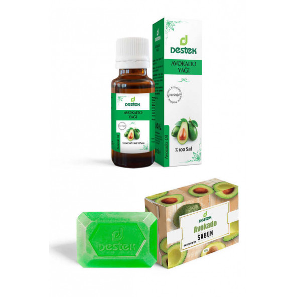 Destek Avokado Yağı 20ml-Avokado Sabunu 150g (2'li Set) ürün görseli 1