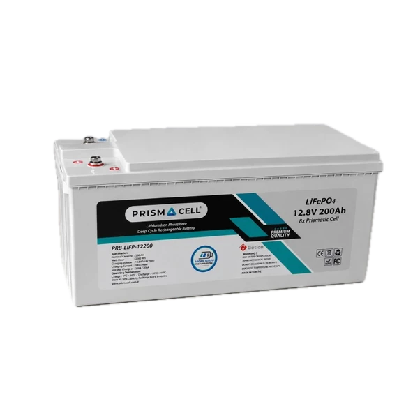 Prismacell 12.8v 200ah LiFePO4 Lityum Akü Karavan Marin ürün görseli 1