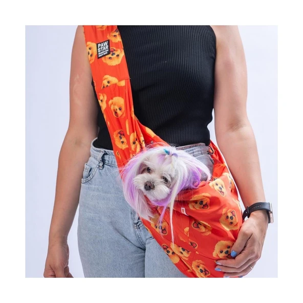 Pawstar Kedi, Küçük Köpek Taşıma Çantası Poodle CrossBody Bag 2-6 Kg ürün görseli 1