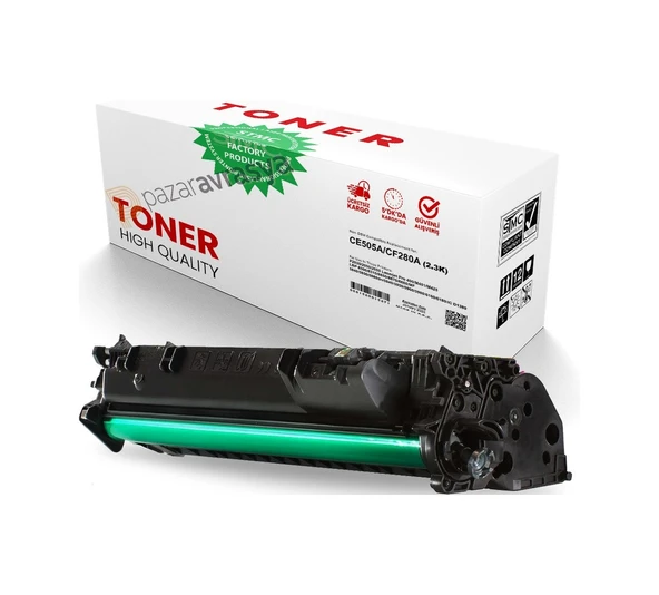 Hp Laserjet P2055Dn/P2055X Ce505A Uyumlu Toner /Wb/ ürün görseli 1